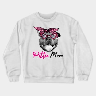 Pittie Mom Crewneck Sweatshirt